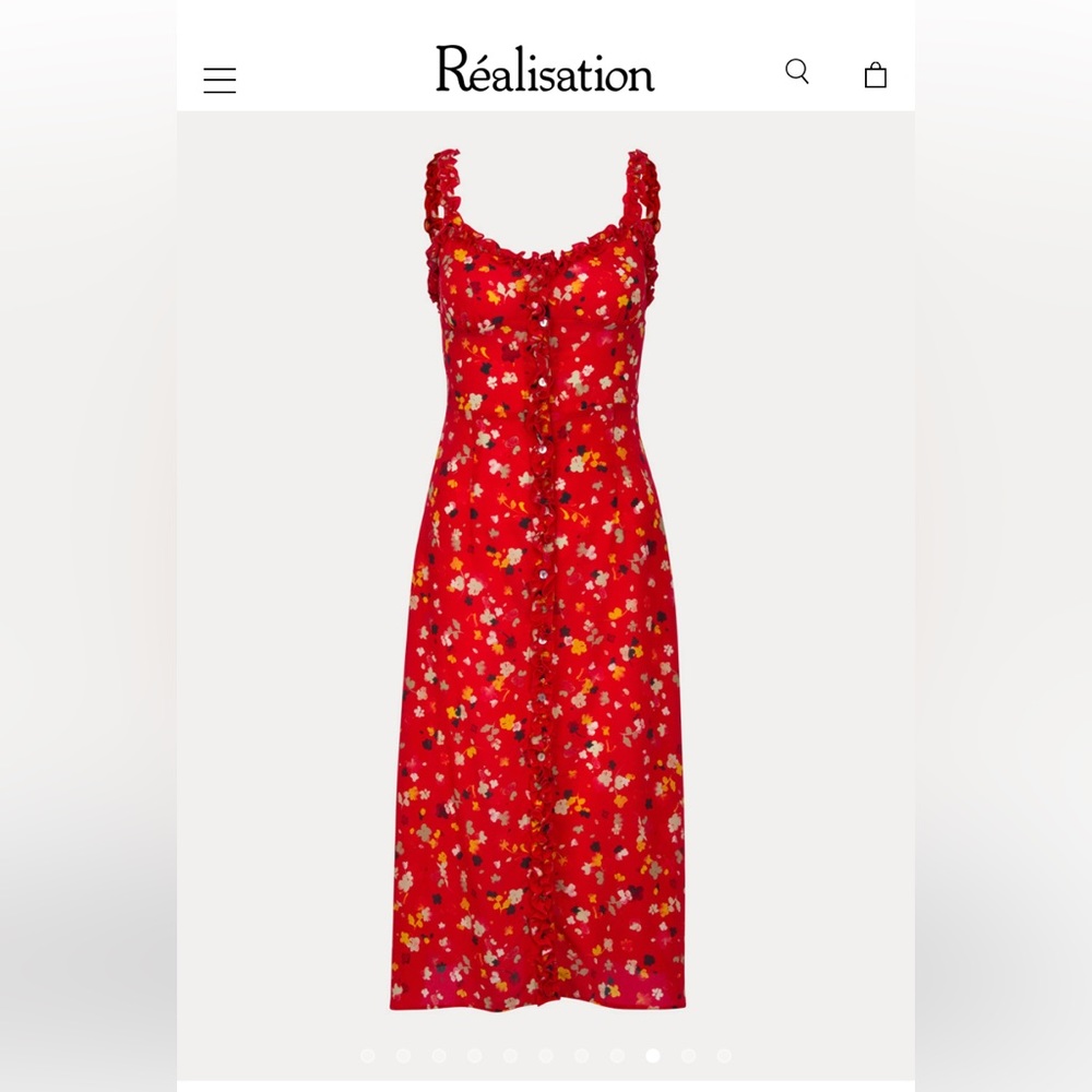 realization par Juliet rouge dress. Like new. Size medium